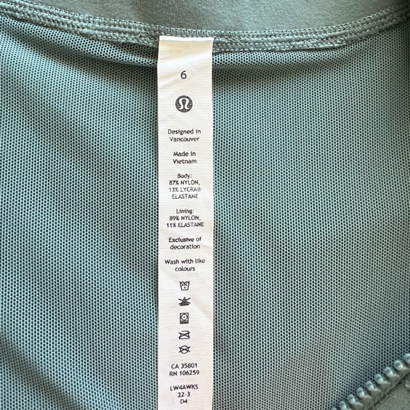 Lululemon Define Jacket Size 6 in Tidewater Teal - Picture 7 of 8